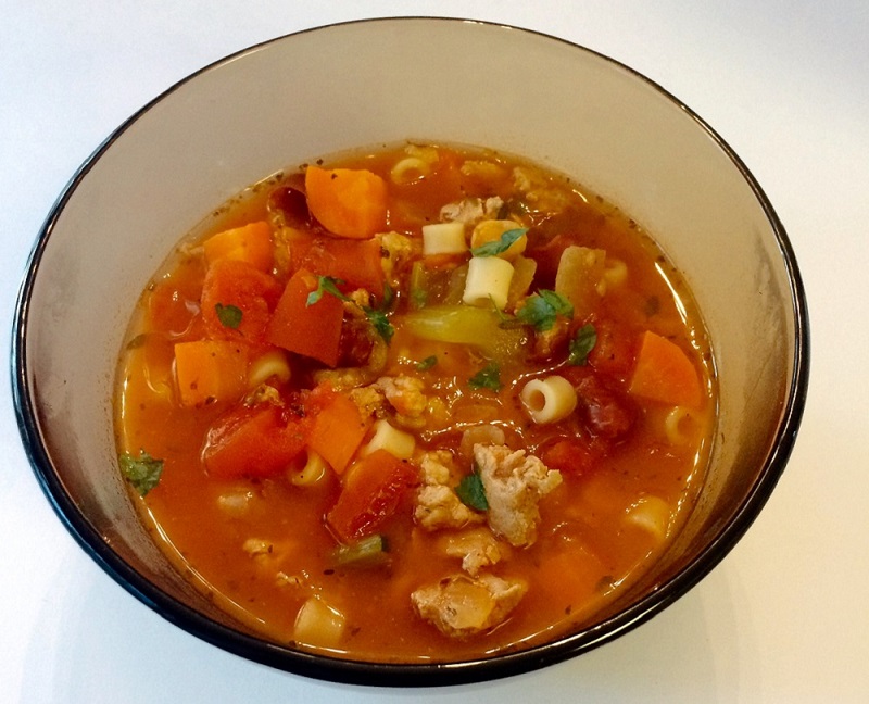 instant pot pasta e fagioli soup. healthy pasta recipes