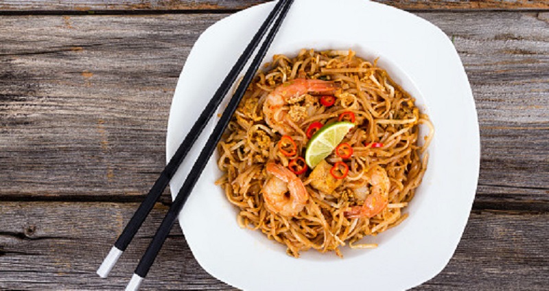sweet potato noodle bowl with creamy almond butter sauce. healthy pasta recipes