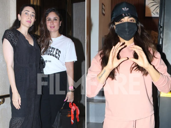 Kareena Kapoor Khan Karisma Kapoor and Rashmika Mandanna get clicked in Mumbai