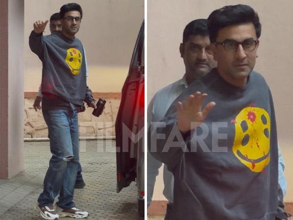 Photos: Ranbir Kapoor Gets Clicked at Sanjay Leela Bhansaliâs Office Sports a Clean-shaven Look